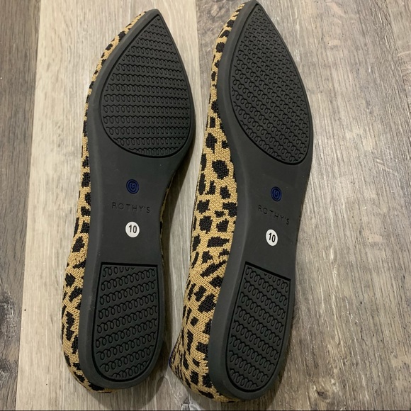Rothy’s The Point Leopard flats c - Picture 3 of 6